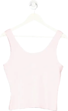 American Vintage Pink Damsville Supersoft Melange Top UK L