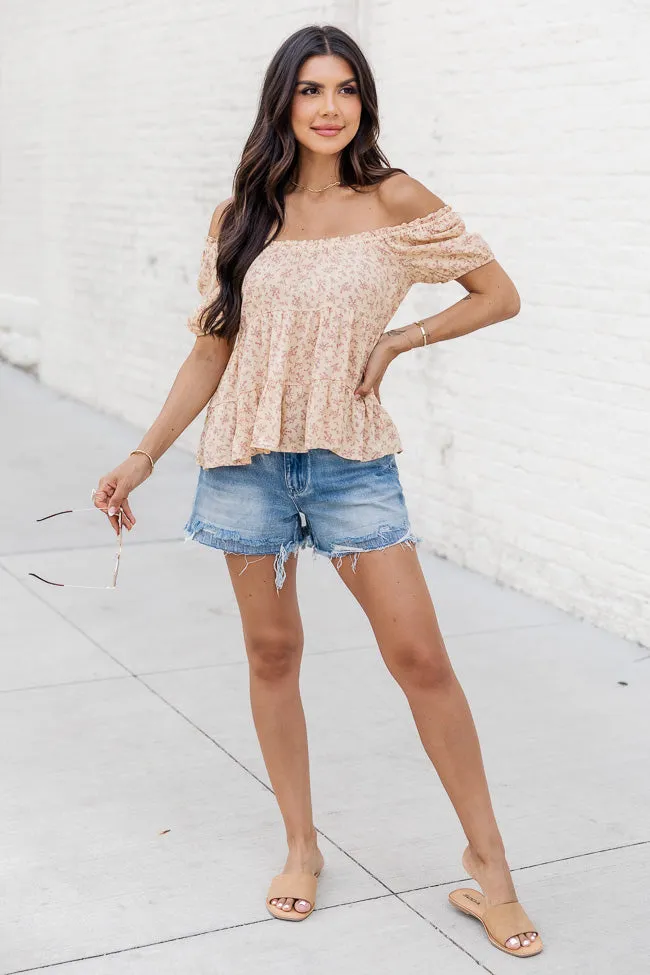 Be Authentic Yellow Floral Babydoll Top FINAL SALE