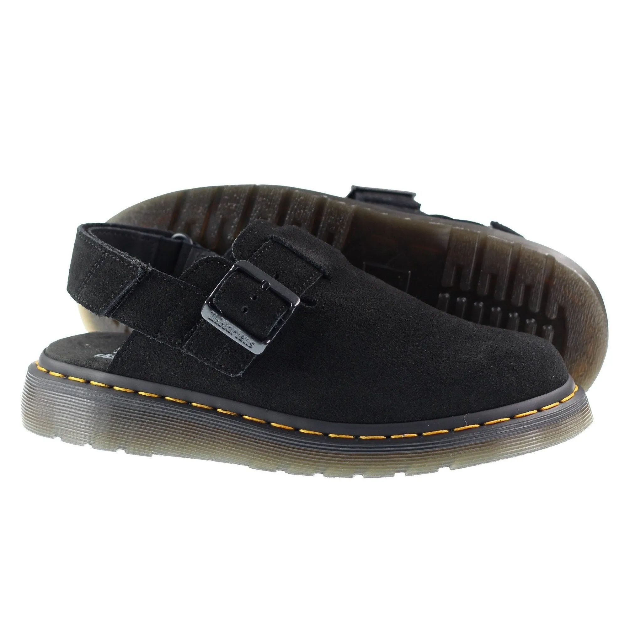 Dr Martens Mens Jorge II Suede Mules Black