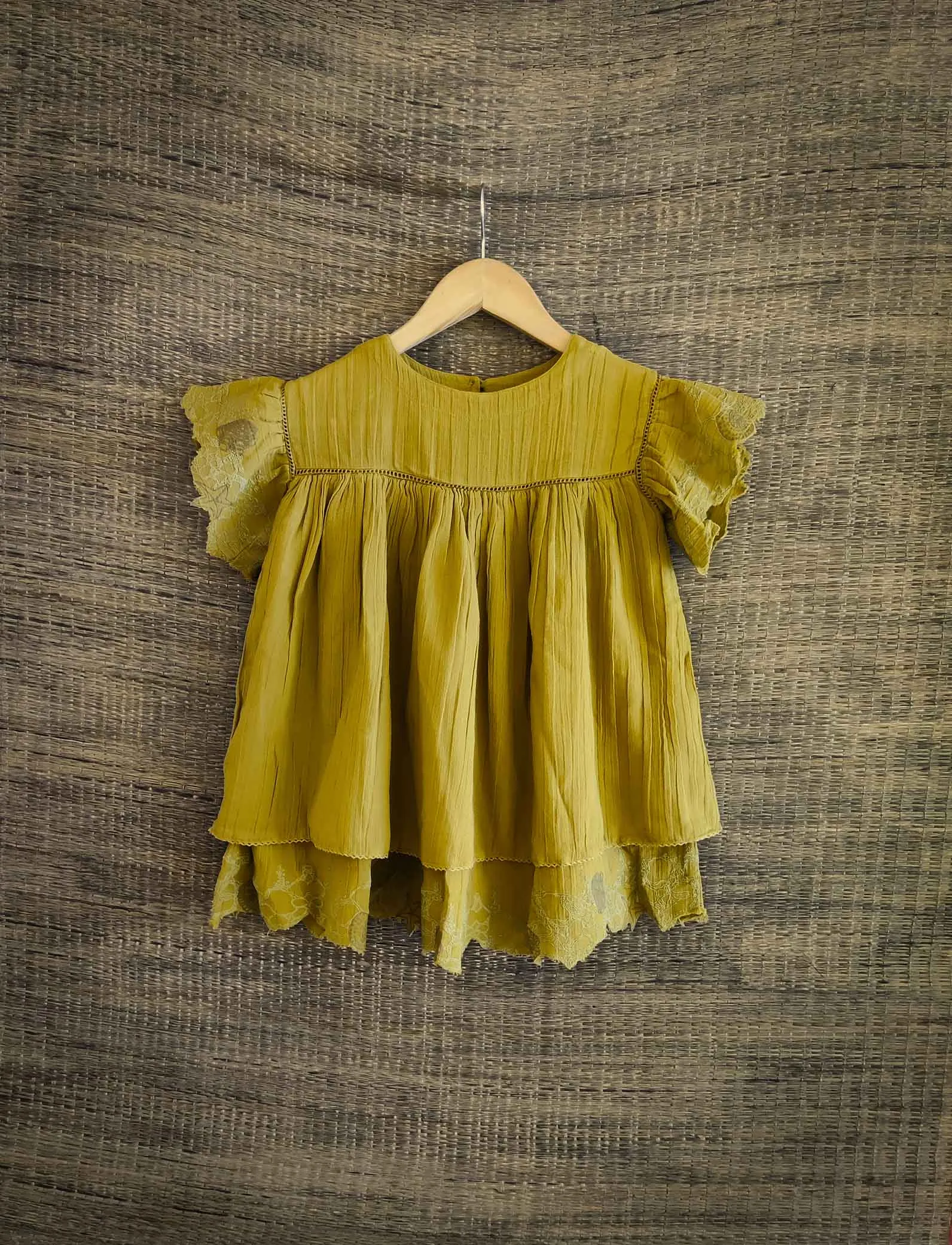 Flutter Dress | Yellow