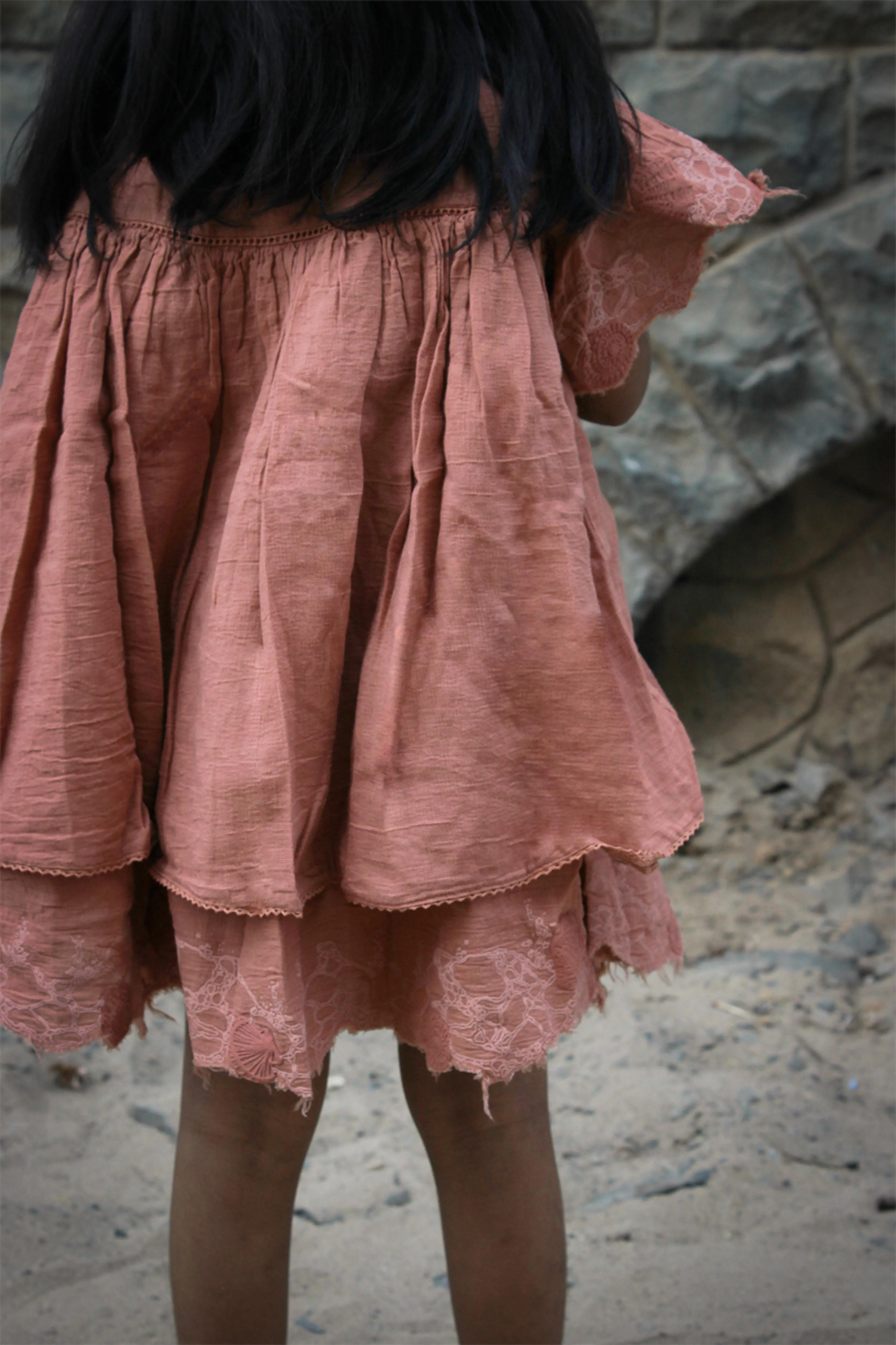 Flutter Dress | Yellow