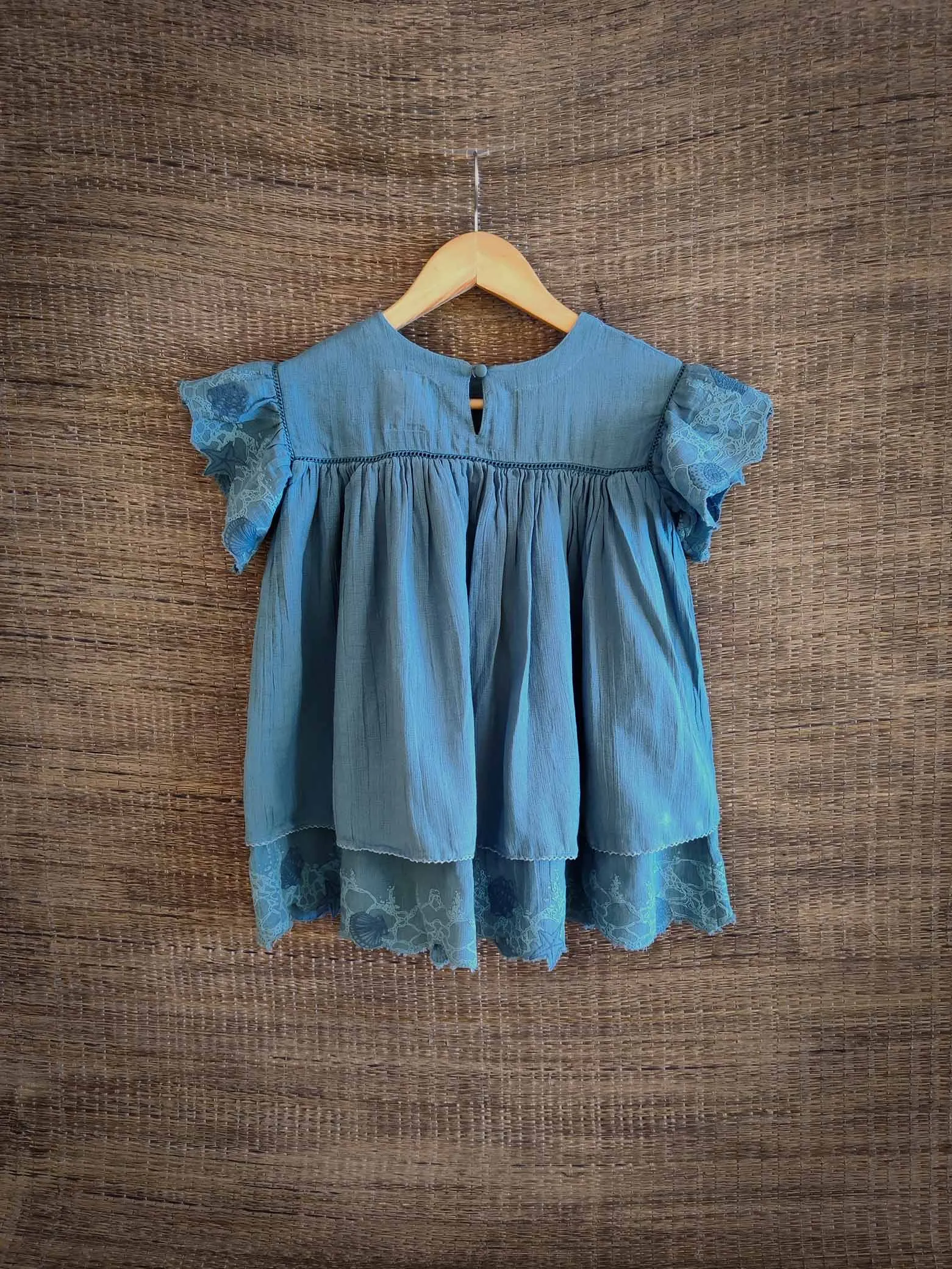Flutter Dress | Yellow