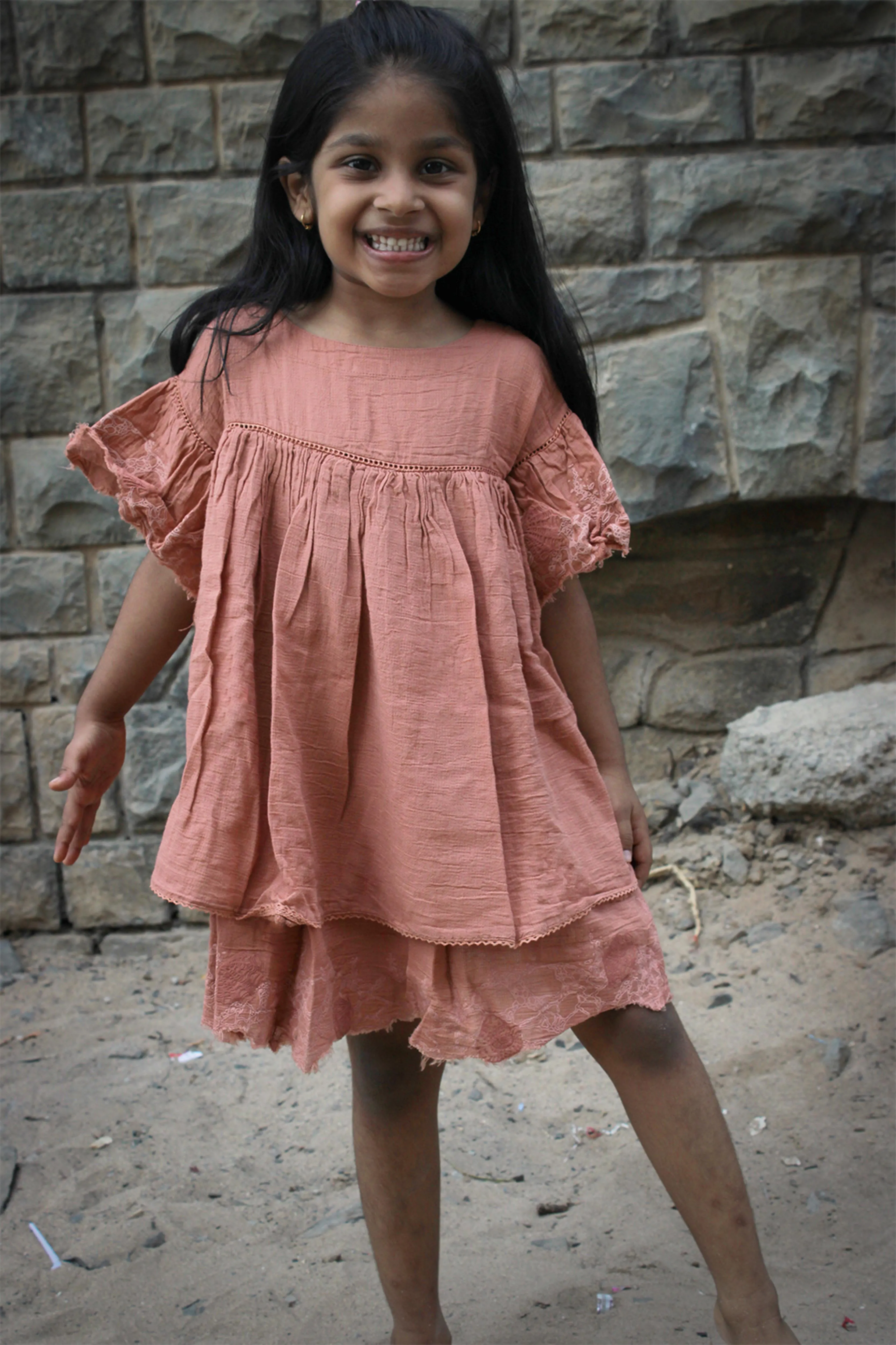 Flutter Dress | Yellow