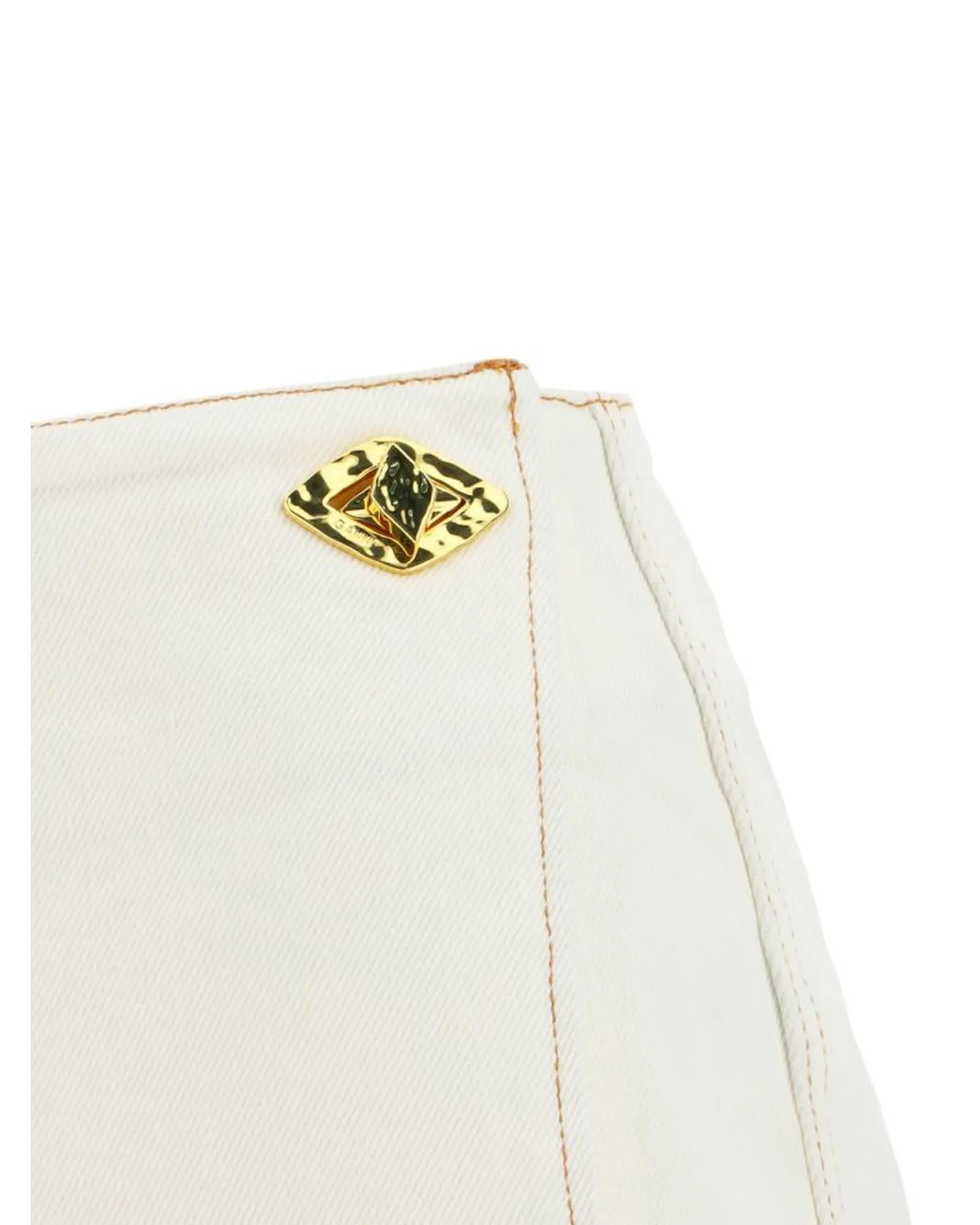 Ganni Wrap Skirt White