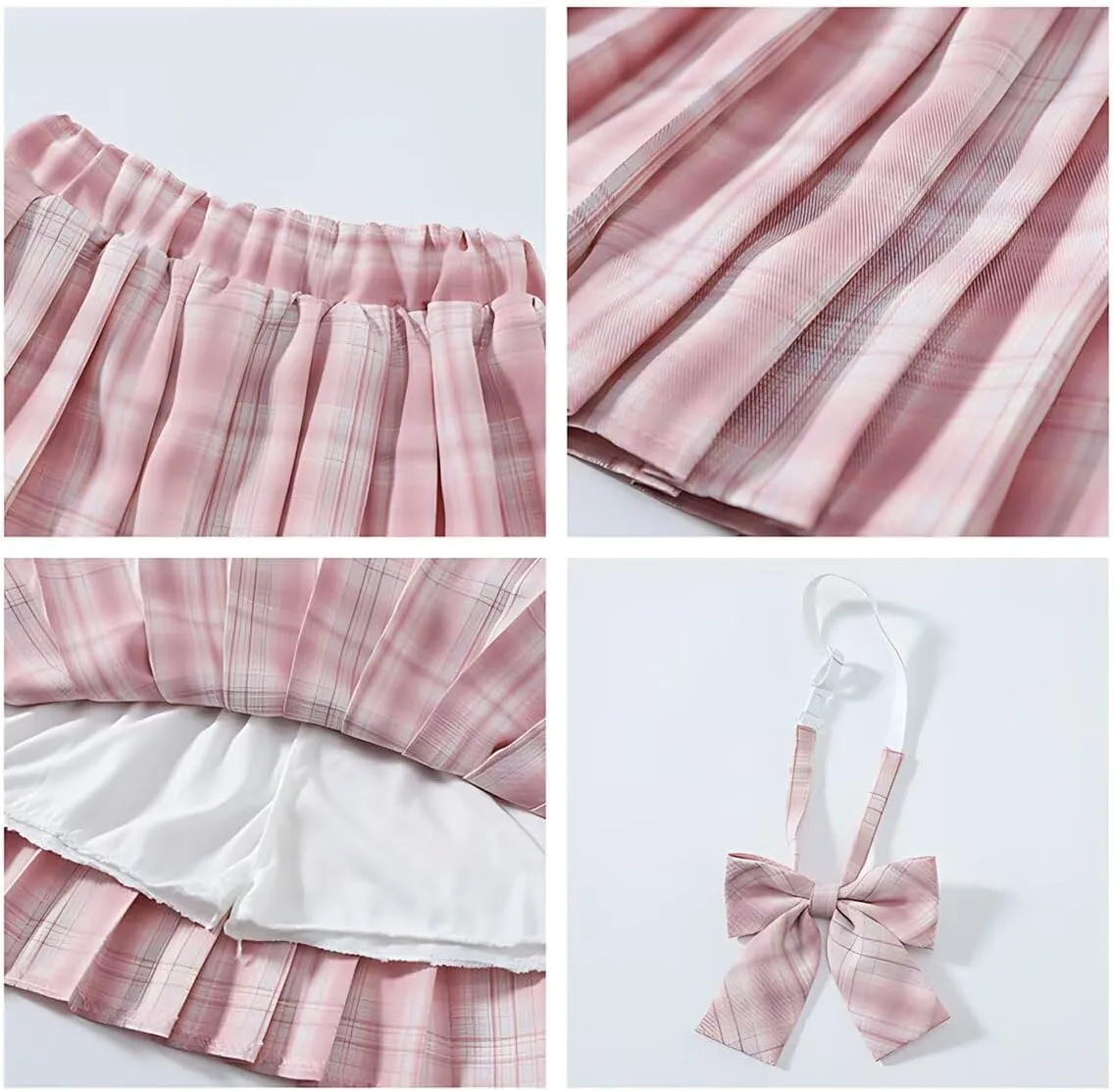 Girls' JK School Uniform Shirt   Skirt Set