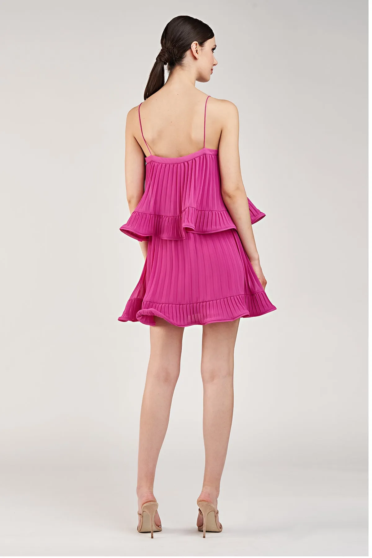 Kate Pleated Mini Dress