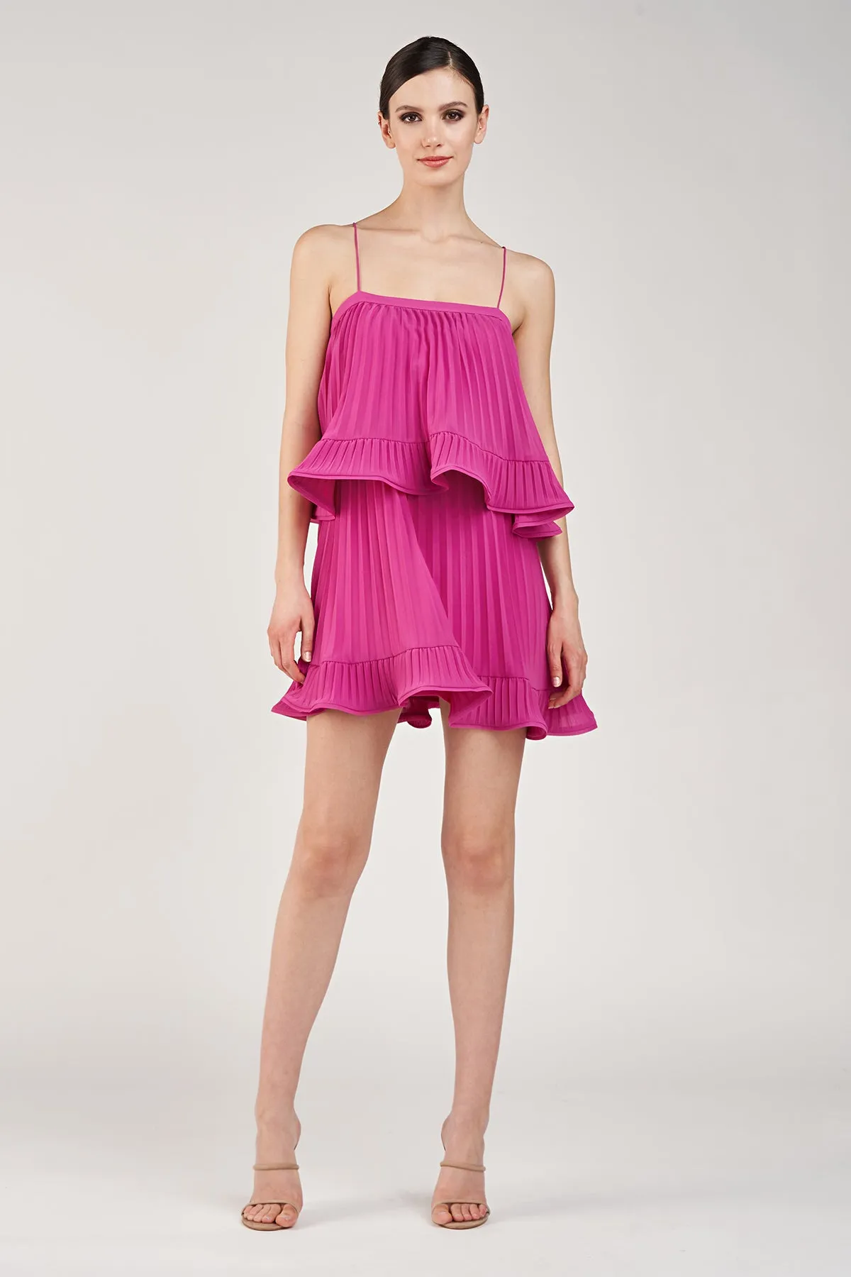 Kate Pleated Mini Dress