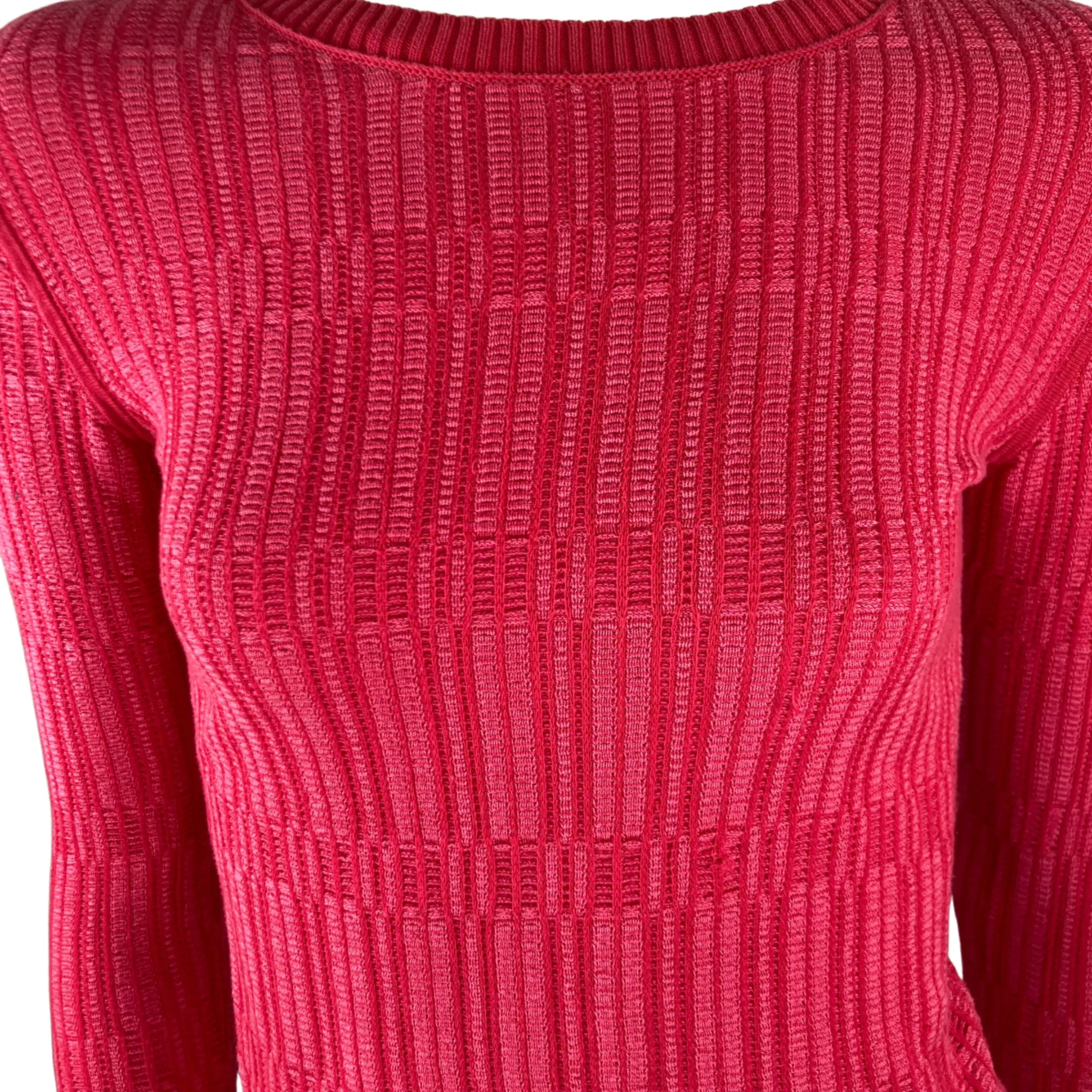 Pink Knit Sweater (XS)
