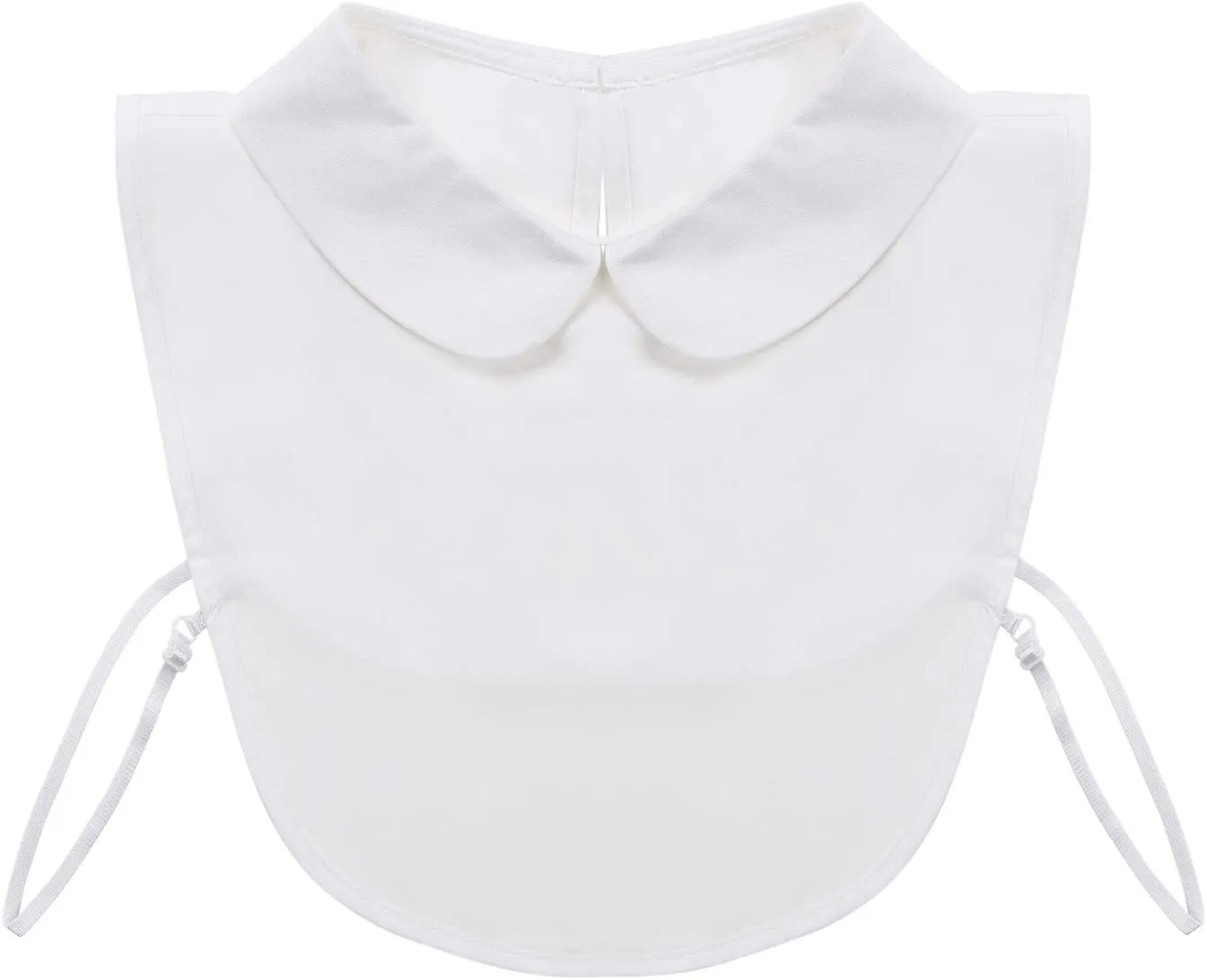 Shinywear Ruffles Turtle Neck False Shirt Collar Lace Crystal Pearls Decorative Dicky Choker Detachable Doll Lapel Blouse