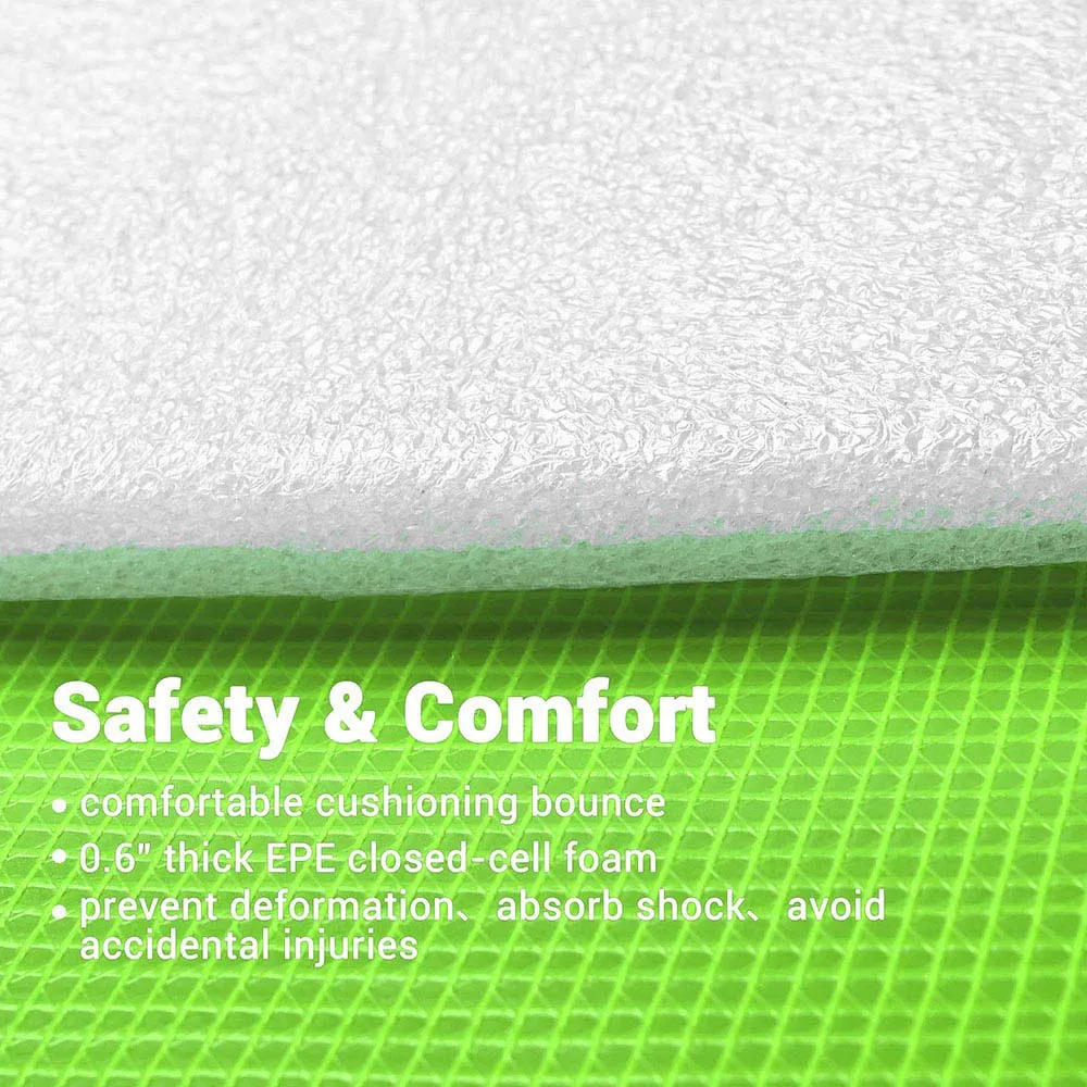 TheLAShop 15 ft Trampoline Pad Replacement Spring Cover Green