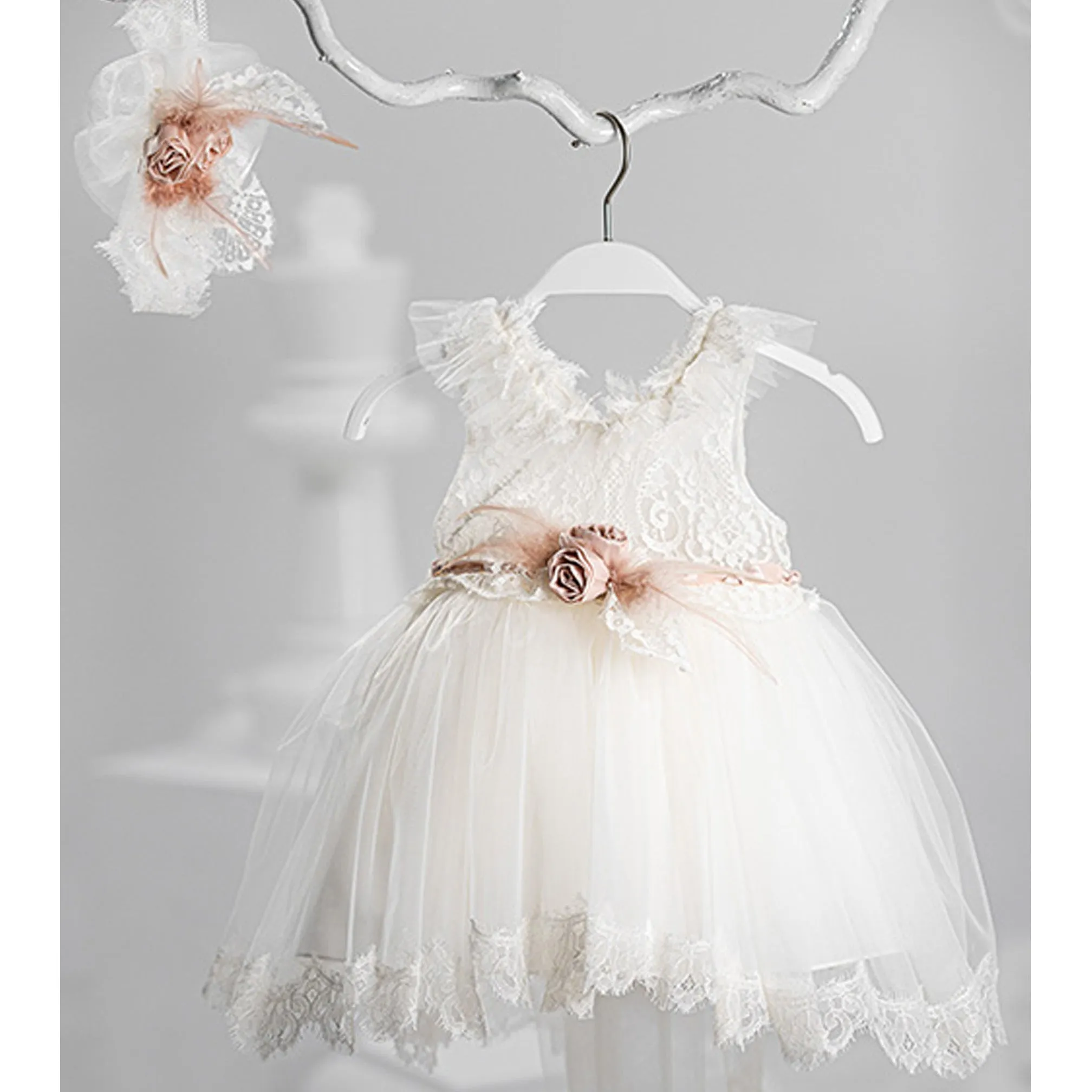 Vinteli Baby Girls Baptismal 6101 Dress